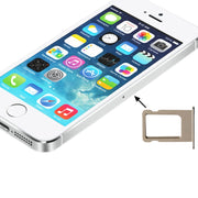 Original SIM Card Tray Holder for iPhone 5S(Gold)