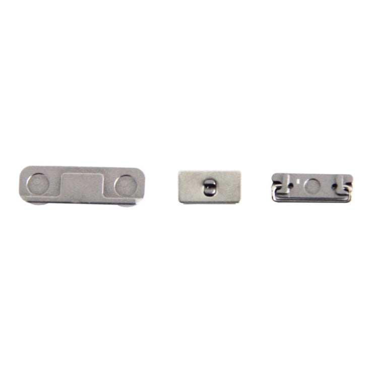 3 in 1 for iPhone 5S (Original Mute + Original Power + Original Volume) Button Kit, Alloy Material(Silver)