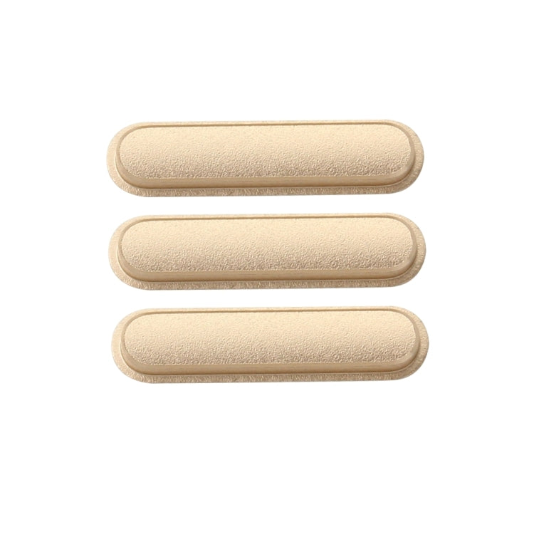 3 PCS Side Keys for iPad Air 2 / iPad 6(Gold)