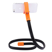 Flexible Clip Mount Holder with Clamping Base(Orange)