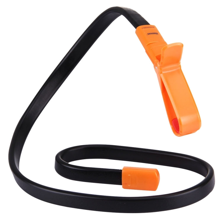 Flexible Clip Mount Holder with Clamping Base(Orange)