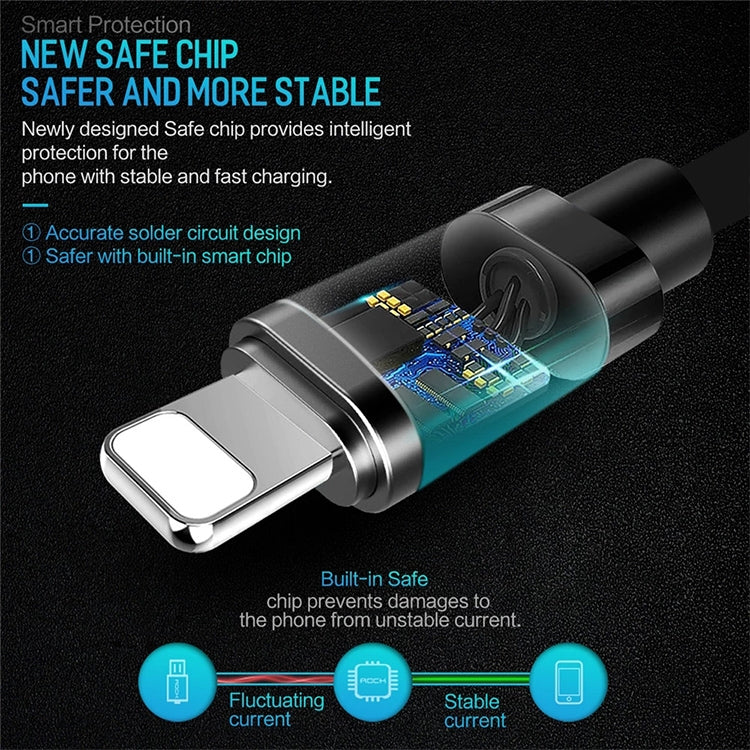 8 Pin to USB 2.0 Data / Charger Cable, CableLength: 20cm(White)