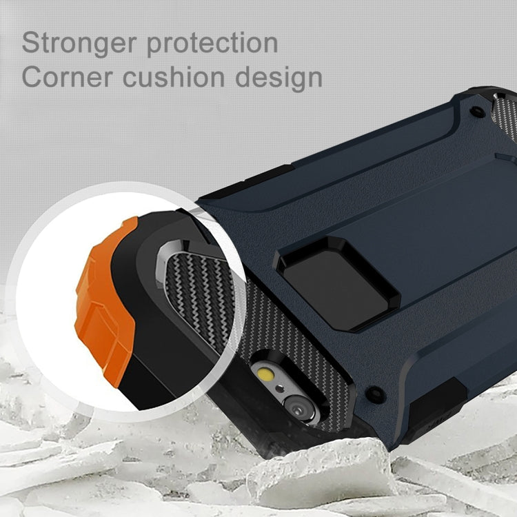 For iPhone 6 & 6s Tough Armor TPU + PC Combination Case(Navy Blue)
