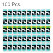 100 PCS for iPhone 6 Home Key Iron Sheet Insulating Cotton Paste Sticker
