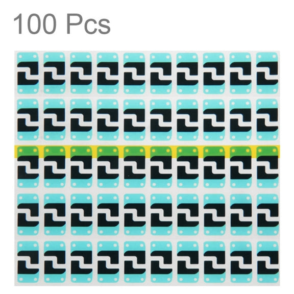 100 PCS for iPhone 6 Home Key Iron Sheet Insulating Cotton Paste Sticker