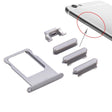 Card Tray  for iPhone 6s Plus(Grey) - iPhone 6S/6S Plus Parts by PMc TechLife | Online Shopping South Africa | PMc TechLife | Buy Now Pay Later Mobicred