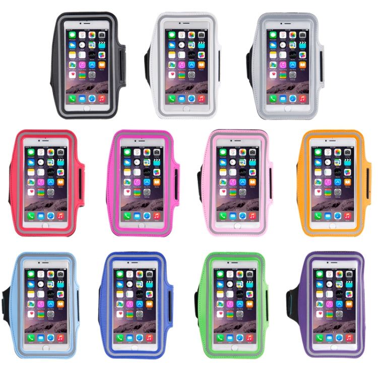 Sport Armband Case with Earphone Hole and Key Pocket for iPhone 6 Plus(Dark Blue)