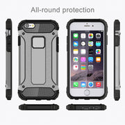 For iPhone 6 Plus & 6s Plus Tough Armor TPU + PC Combination Case(Grey)