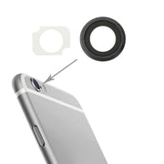 10 Pairs / Set Rear Camera Lens Ring + Flashlight Bracker for iPhone 6 Plus & 6s Plus(Grey)