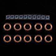 10 Pairs / Set Rear Camera Lens Ring + Flashlight Bracker for iPhone 6 Plus & 6s Plus(Rose Gold)