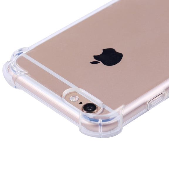 Shock-resistant Cushion TPU Protective Case for iPhone 6 & 6s(Transparent)