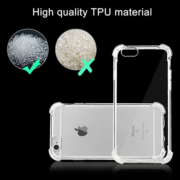 Shock-resistant Cushion TPU Protective Case for iPhone 6 & 6s(Transparent)