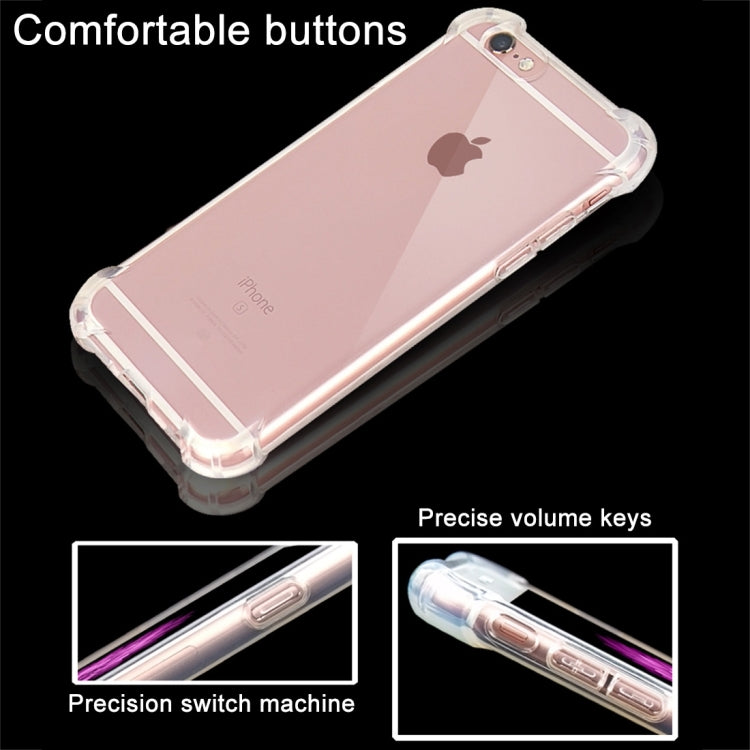 Shock-resistant Cushion TPU Protective Case for iPhone 6 & 6s(Transparent)