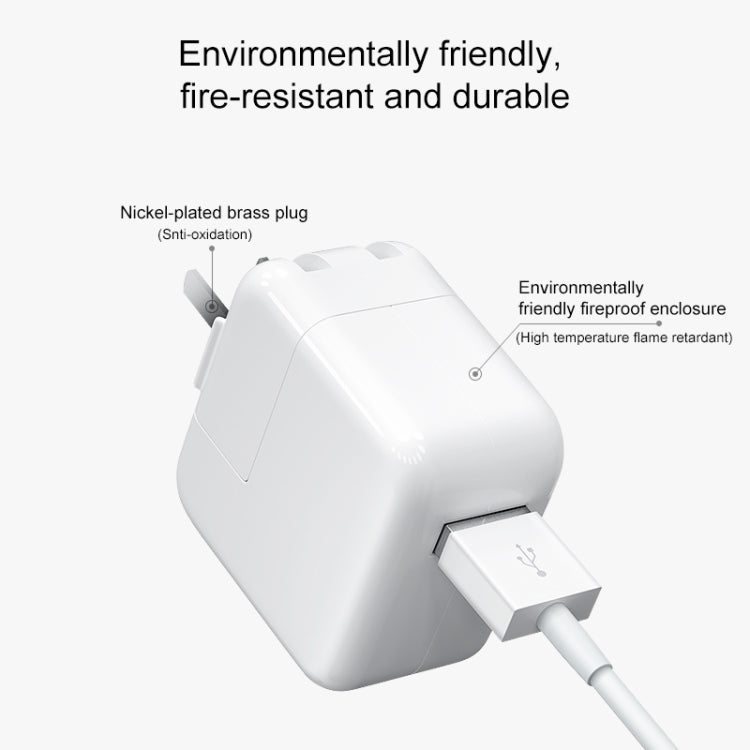 2.1A USB Power Adapter Travel Charger, EU Plug(White)