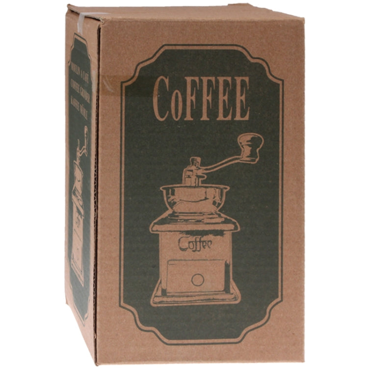 Manual Coffee Mill Wood Stand Bowl Antique Hand Coffee Bean Grinder