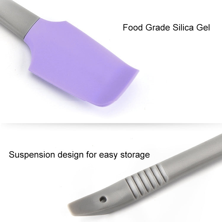 4 PCS Silicone Scraper Butter Spreader Knife Cake Smoother Cake Baking Tool