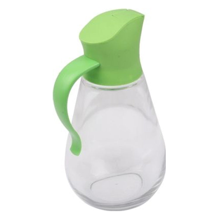 Automatic Lid Open Glass Oil Bottle(Green)