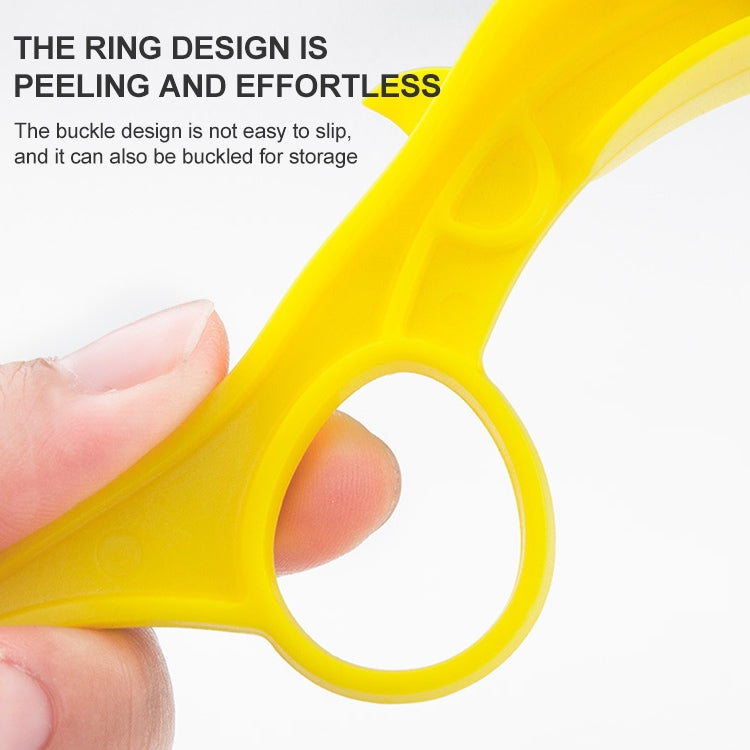 Stainless Steel Blade Plastic Handle Creative Peeler Rotating Style Fruit Knife (Random Color Delivery)