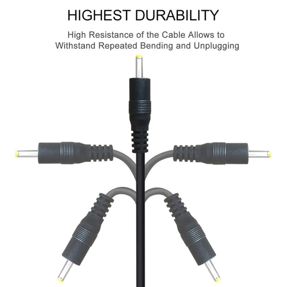 USB Male to DC 2.5 x 0.7mm Power Cable, Length: 1.2m(Black)