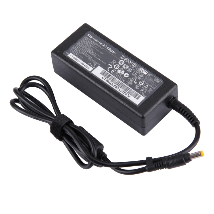 AC Adapter 18.5V 3.5A 65W for HP Notebook, Output Tips: 4.8 x 1.7mm, EU Plug(Black)
