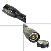 LT-XD 1 x XML-T6 White Light LED Flashlight , 1800 LM 5-Modes(Black)
