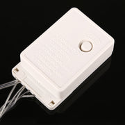 Water-resistant  String Light, Length: 10m, 100 LED, Flashing / Fading / Chasing Effect, with Controller, AC 220V, EU Plug(Purple Light)