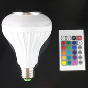 E27 RGB LED Light Lamps Speaker, Bluetooth, Support WiFi Phone Control, Adjustable Light, with Remote Control