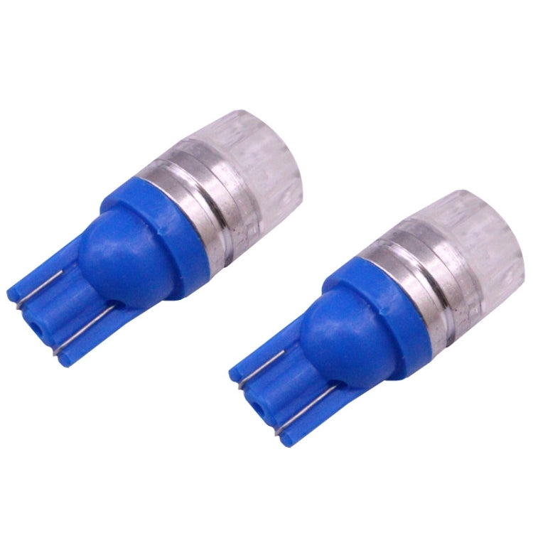 2 PCS T10 1.5W 60LM 1 LED Dark Blue COB LED Brake Light for Vehicles, DC12V(Dark Blue)