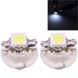 2 PCS B8.4 White Light 0.2W 12LM 1 LED SMD 5050 LED Instrument Light Bulb Dashboard Light for Vehicles, DC 12V(White) - Instrument Lights by PMC TechLife | Online Shopping South Africa | PMC TechLife | Buy Now Pay Later Mobicred