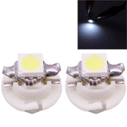 2 PCS B8.4 White Light 0.2W 12LM 1 LED SMD 5050 LED Instrument Light Bulb Dashboard Light for Vehicles, DC 12V(White)