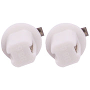 2 PCS B8.5 White Light 0.2W 12LM 1 LED SMD 5050 LED Instrument Light Bulb Dashboard Light for Vehicles, DC 12V(White)