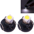 2 PCS T3 White Light 0.1W 5LM 1 LED SMD 3528 LED Instrument Light Bulb Dashboard Light for Vehicles, DC 12V(Black) - Instrument Lights by PMC TechLife | Online Shopping South Africa | PMC TechLife | Buy Now Pay Later Mobicred