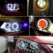 100mm 5W 180LM Angel Eyes Circles Car Headlight White Light COB LED Lights for Vehicles, DC 12-24V