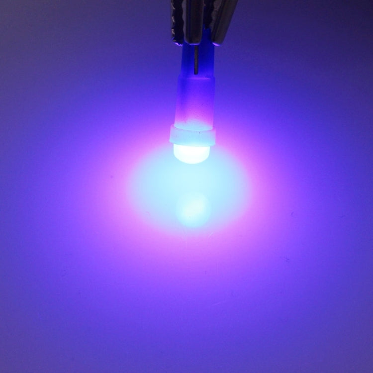 5 PCS T5 0.5W 20LM Blue Light 1 LED COB LED Instrument Light Bulb Dashboard Light for Vehicles, DC 12V(Blue)