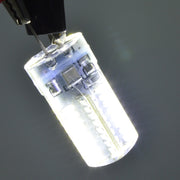 G4 4W 200LM  Silicone Corn Light Bulb, 64 LED SMD 3014, White Light, AC 220V