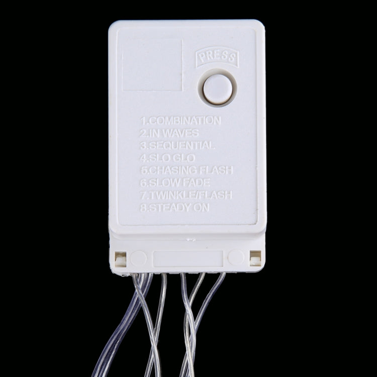10m LED String Decoration Light, 100 LEDs with End Joint & 8 Display Modes Controller for Christmas Party, AC 110V, US Plug