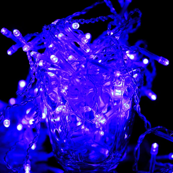 10m LED String Decoration Light, 100 LEDs with End Joint & 8 Display Modes Controller for Christmas Party, AC 110V, US Plug