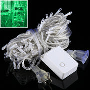 10m LED String Decoration Light, 100 LEDs with End Joint & 8 Display Modes Controller for Christmas Party, AC 110V, US Plug