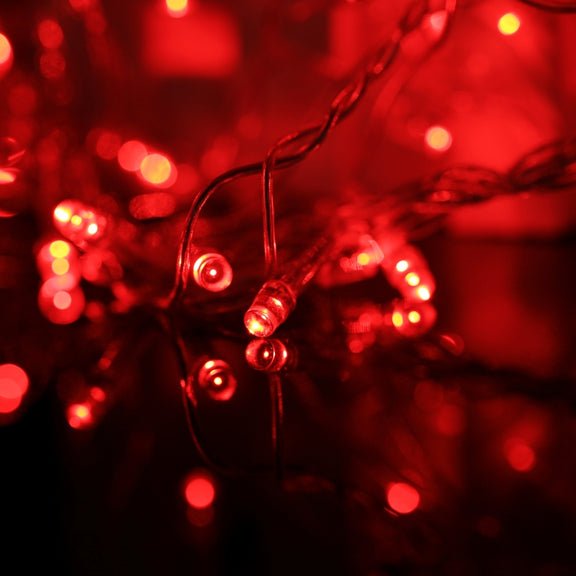 10m LED String Decoration Light, 100 LEDs with End Joint & 8 Display Modes Controller for Christmas Party, AC 110V, US Plug