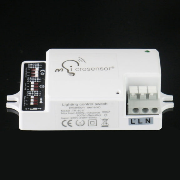 TR-8011 AC 220-240V Light Control Sensor Automatic Light DIP Switch, Detection Range: 10m