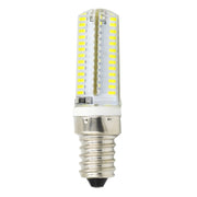 E14 5W 400LM 104 LED SMD 3014 Silicone Corn Light Bulb, AC 220V (Natural White Light)