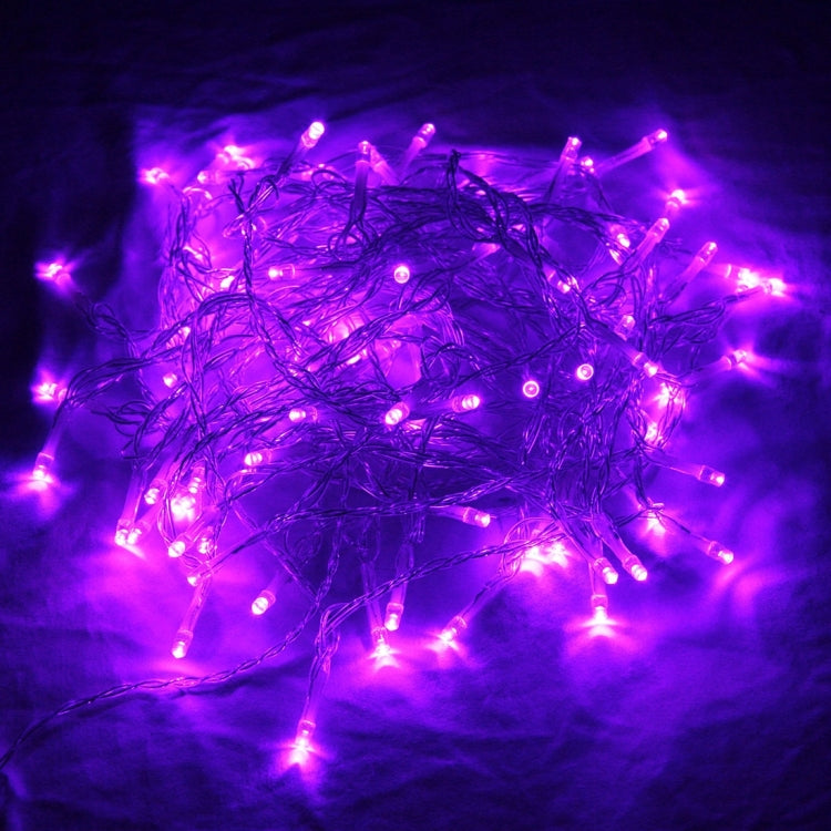 10m String Decoration Light, For Christmas Party,  80 LED, Purple Light, Battery Powered
