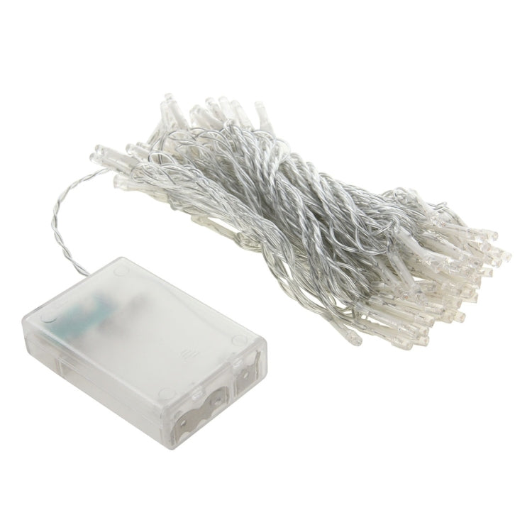 10m String Decoration Light, For Christmas Party,  80 LED, White Light, Battery Powered