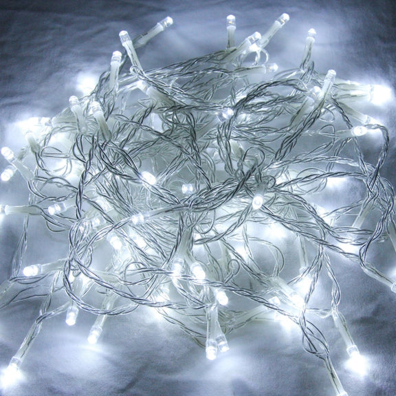 10m String Decoration Light, For Christmas Party,  80 LED, White Light, Battery Powered