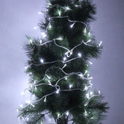 10m Water-resistant IP44 String Decoration Light , For Christmas Party, 100 LED White Light, with 8 Functions Controller, 220V, UK Plug
