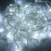 10m Water-resistant IP44 String Decoration Light , For Christmas Party, 100 LED White Light, with 8 Functions Controller, 220V, UK Plug