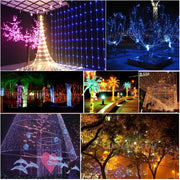 10m Water-resistant IP44 String Decoration Light , For Christmas Party, 100 LED White Light, with 8 Functions Controller, 220V, UK Plug