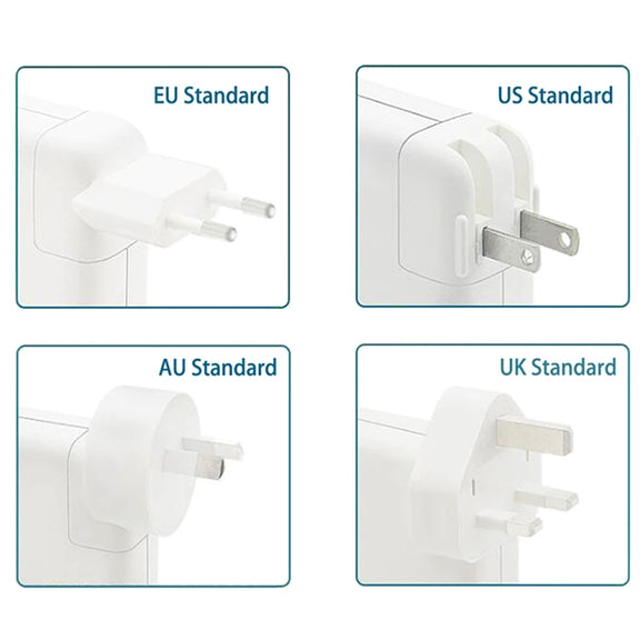 A1424 85W 20V 4.25A 5 Pin MagSafe 2 Power Adapter for MacBook, Cable Length: 1.6m, US Plug(White)