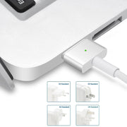 A1424 85W 20V 4.25A 5 Pin MagSafe 2 Power Adapter for MacBook, Cable Length: 1.6m, US Plug(White)