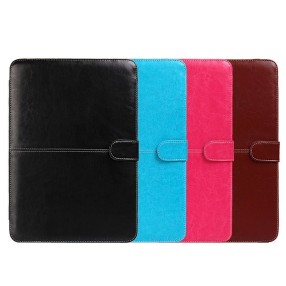 Notebook Leather Case with Snap Fastener for 13.3 inch MacBook Pro Retina(Brown)